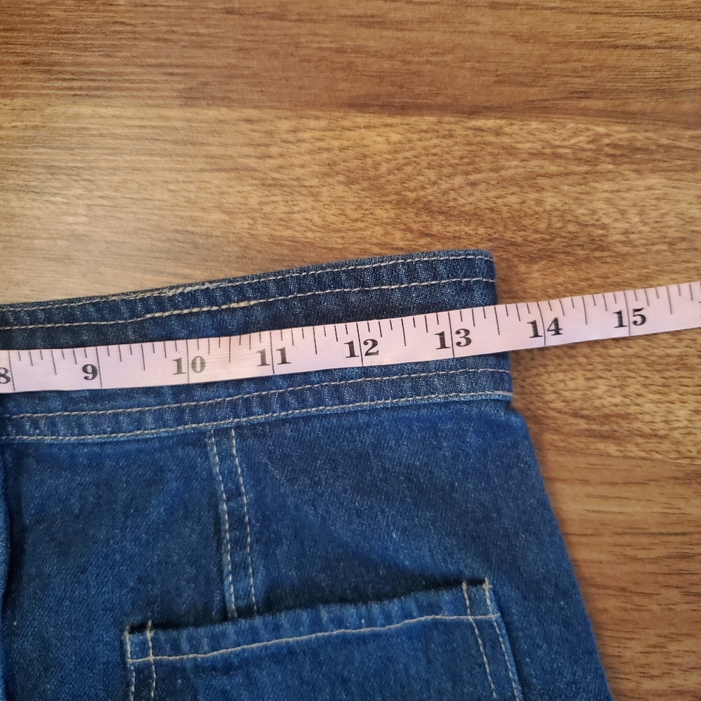 Sans Souci Mini Jean Skirt Size Small Dark Wash - Picture 5 of 5
